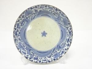 古伊万里　染付　七寸皿